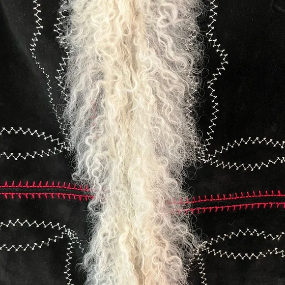 ✨GEORGIOU STUDIO✨Vintage Penny Lane Short Coat with Fur Trim